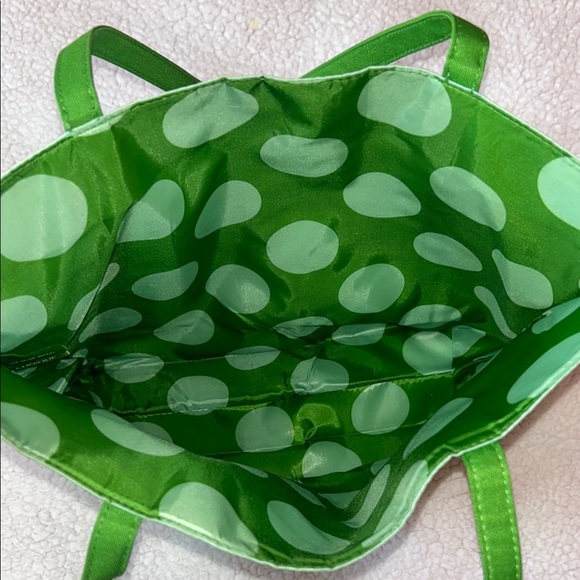 Kate Spade Green Polka Dot Tote Bag - Picture 7 of 7